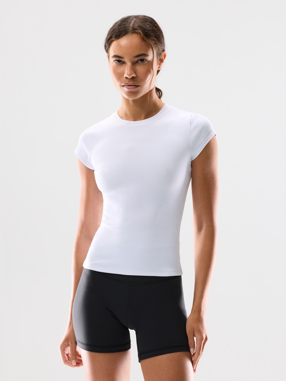 Aritzia Golden LIFE Rib Sevens T-Shirt
